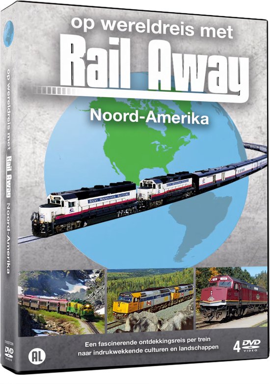 Op Wereldreis Met Rail Away NoordAmerika (Dvd) Dvd's Op Wereldreis Met Rail Away NoordAmerika (Dvd) Dvd's
