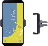 Shop4 - Samsung Galaxy J6 (2018) Autohouder Verstelbare Ventilatierooster Houder Zwart