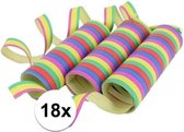 Gekleurde serpentine 18 rollen - Multi