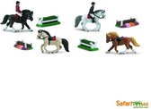paarden sport Minifiguren 8 stuks