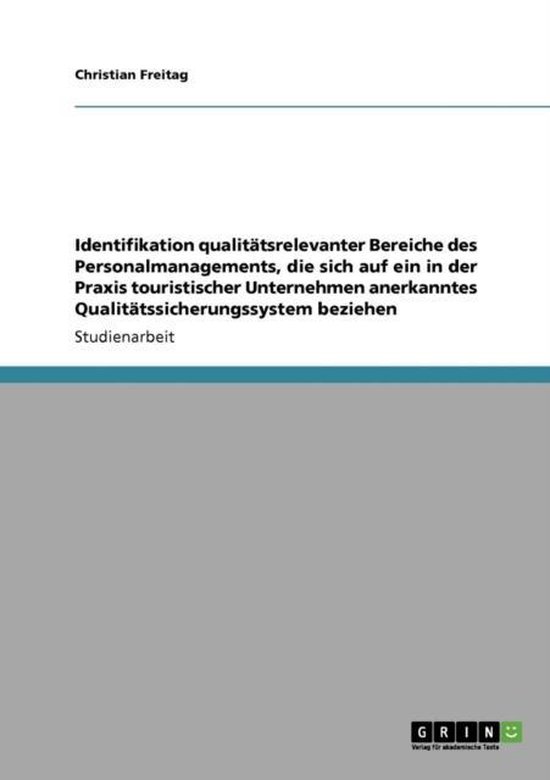 Identifikation qualitatsrelevanter Bereiche des Personalmana ... - cover
