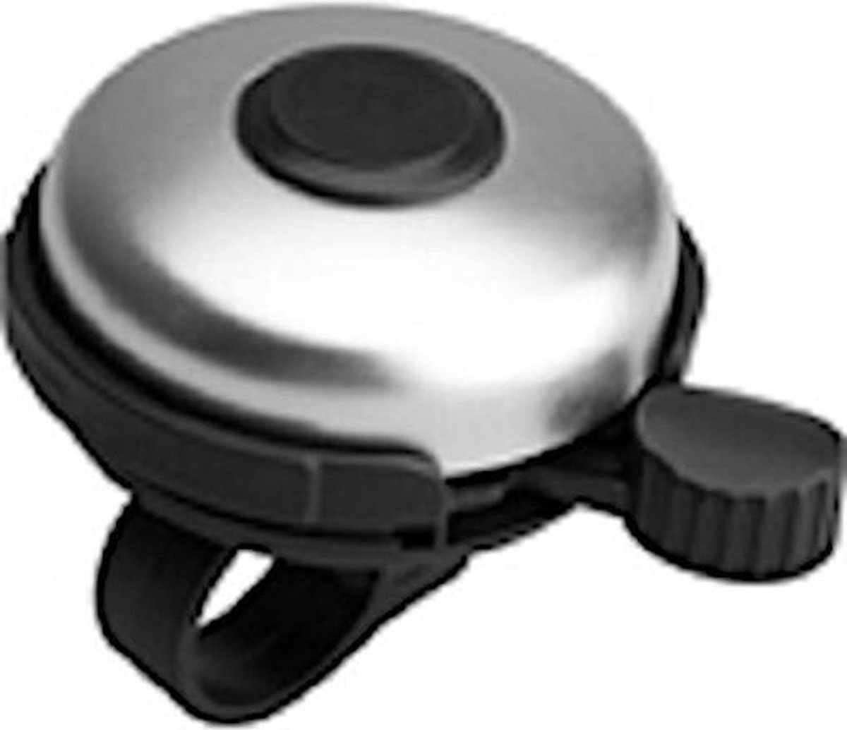 Falkx Aluminium fietsbel zilver - duurzaam en lichtgewicht - diameter >30mm