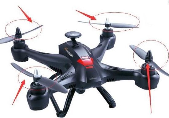 Navigator X6 Drone Met Sterke Brushed Motor [Camera Ready] Zwart - Matin