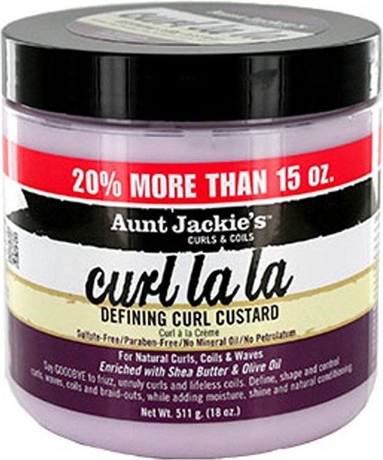 Aunt Jackies Curls & Coils Curl La La Defining Curl CustardBONUS 511
