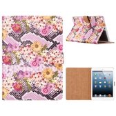 Tablet Book Case met sluiting voor Apple iPad 2 / iPad 3 / iPad 4 - Margrietjes