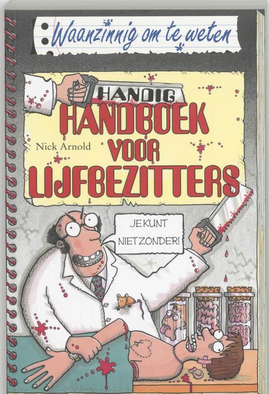Cover van het boek 'Handig handboek voor lijfbezitters' van Nick Arnold