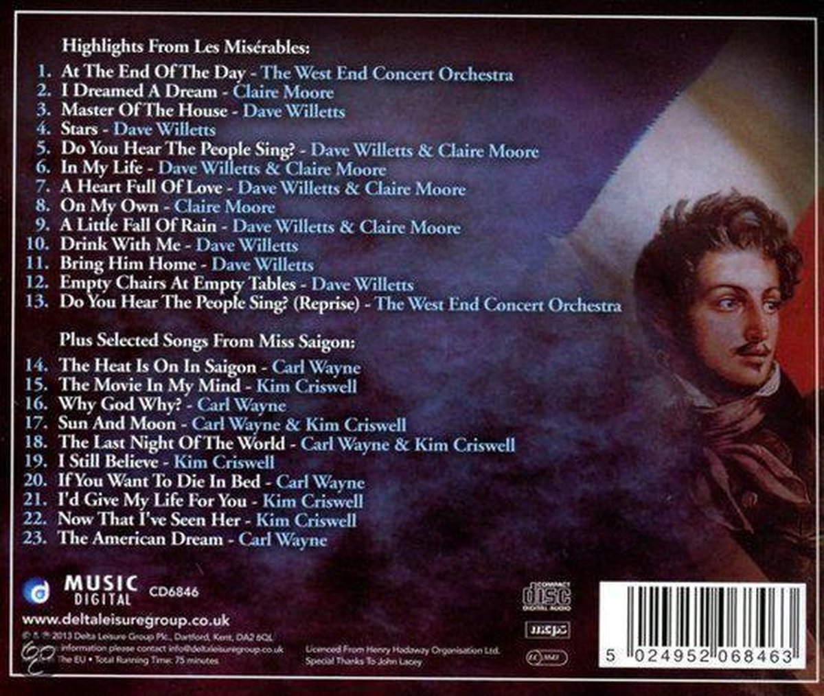 Les Miserables Highlights From 1-Cd (Feb13)