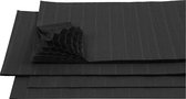 Harmonica papier, vel 28x17,8 cm, zwart, 8 vellen