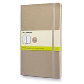 Moleskine Notebook Large Plain Khaki Beige Soft Cover