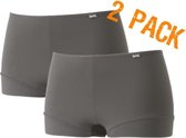 Avet | Dames Boxershorts | Microvezel | maat S | Grijs | 2-Pack