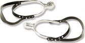 | Toppers Cowboy sporen Wilde Westen Zilveren cowboy verkleed sporen voor laarzen cowboy