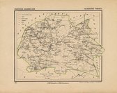 Historische kaart, plattegrond van gemeente Vorden in Gelderland uit 1867 door Kuyper van Kaartcadeau.com