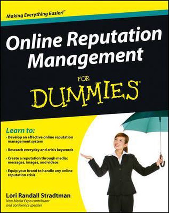 Online Reputation Management For Dummies - cover