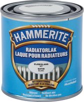 Hammerite Radiatorlak - Satin - Wit - 0.25L