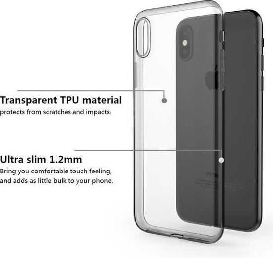 XDoria Gel Jacket Case Transparant iPhone X
