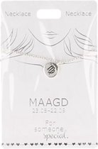 Ketting Maagd, silver plated