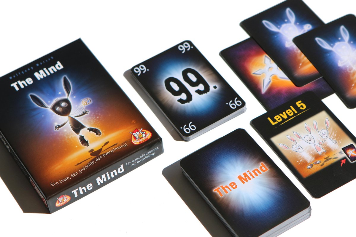 White Goblin Games - The Mind - Kaartspel - 2 tot 4 spelers - 20 minuten - Vanaf 8 jaar - Coöperatief Kaartspel — afbeelding 11