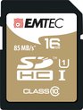 Emtec SDHC 16GB Class10 Gold + flashgeheugen Klasse 10