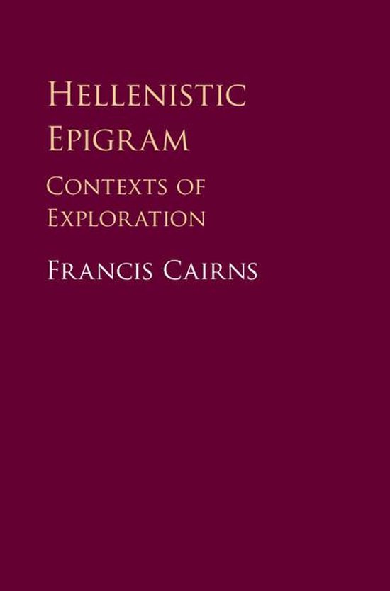 Hellenistic Epigram - cover