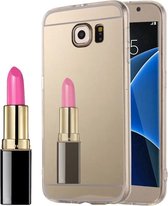 For geschikt voor Samsung Galaxy S7 / G930 Plating Mirror TPU beschermings hoesje(Gold)