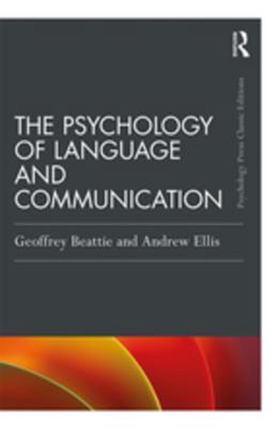 Psychology Press & Routledge Classic Editions - The Psycholo ... - cover