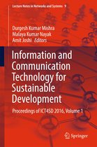 Lecture Notes in Networks and Systems 9 - Information and Communication Technology for Sustainable Development