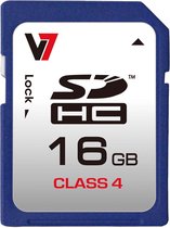 V7 flashgeheugens SDHC Memory Card 16GB Class 4