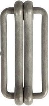 Horizont Afrasteringsdraad Lintverbinder Gesp Set 10st - Zwart - 20 mm