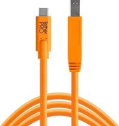 Tether Tools USB-C naar 3.0 Male B 4,60m oranje