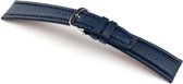 Horlogeband Montana Donkerblauw - 22mm