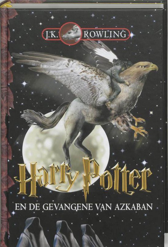 Cover van het boek 'Harry Potter en de gevangene van Azkaban' van J.K. Rowling