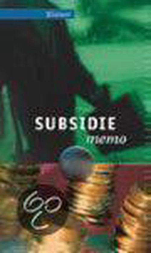 Cover van het boek 'Subsidiememo / 2006 / druk 1'