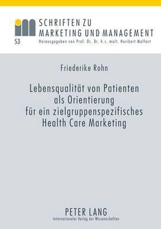 Lebensqualität von Patienten als Orientierung für ein ziel ... - cover
