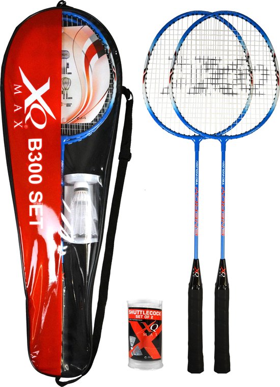 XQ Max B300 Badminton Starterset 2 spelers Zwart
