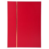 exacompta postzegelalbum 225x305mm rood 16 bladzijden