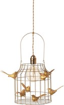 Hanglamp goud kinderkamer | met vogeltjes nét echt