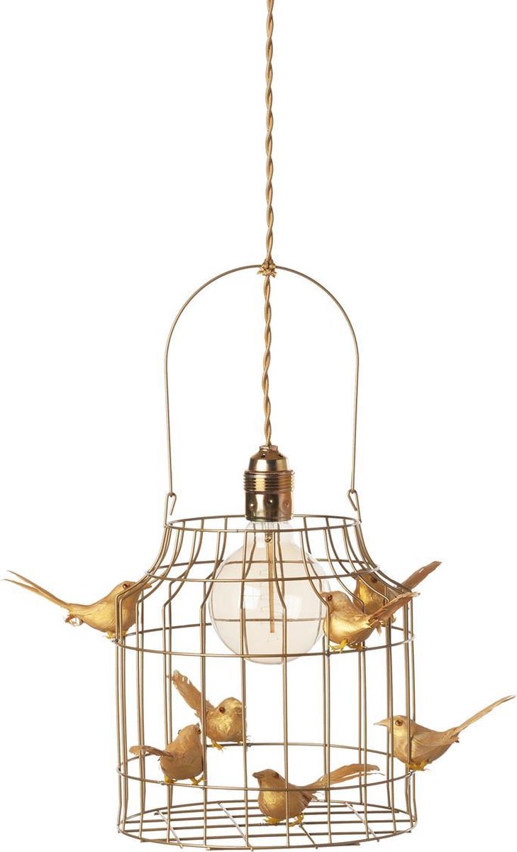 Hanglamp goud kinderkamer | | hanglamp babykamer | kinderlampen | kinderhanglampen | hanglamp met vogeltjes |