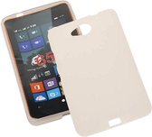 TPU Backcover Case Hoesje voor Microsoft Lumia 540 Wit