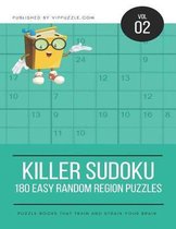 Killer Sudoku - 180 Easy Random Region Puzzles