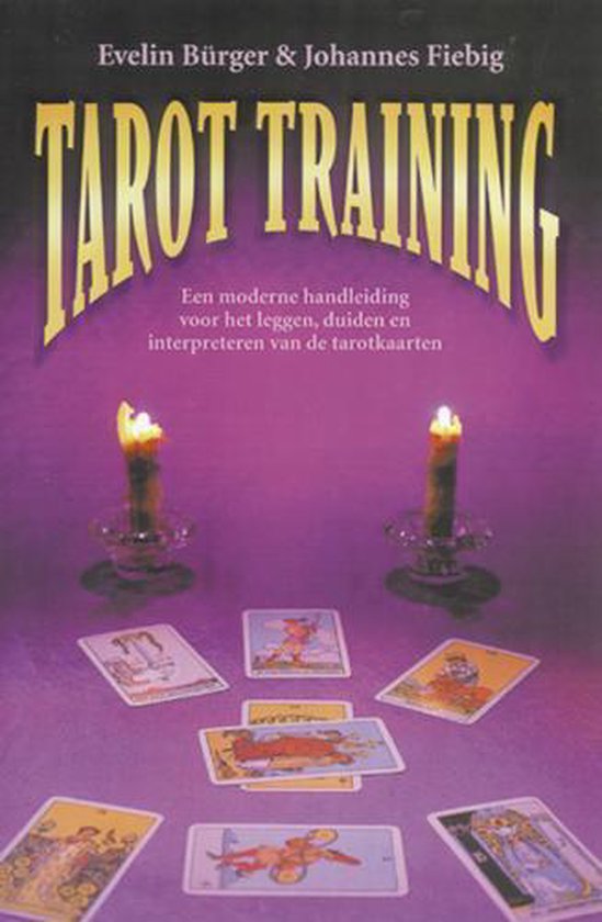 Cover van het boek 'Tarot training' van Johannes Fiebig en E. Burger