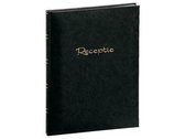 Receptiealbum 205X260mm Geplakt Zwart