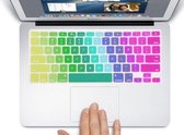 Engels Gekleurde toetsenbord beschermer | Rainbow Keyboard Cover Protector | Toetsenbord bescherming |Apple | Transparant | Beschermt je toetsen tegen viezigheid, vuil en waterscha