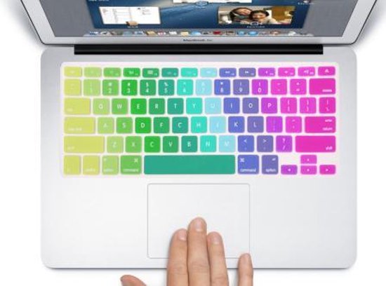 Engels Gekleurde toetsenbord beschermer | Rainbow Keyboard Cover Protector |... |