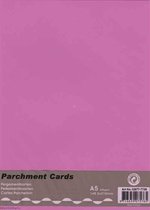 Perkament Karton - Roze - A5 - 14,8 x 21 cm - 50 Stuks