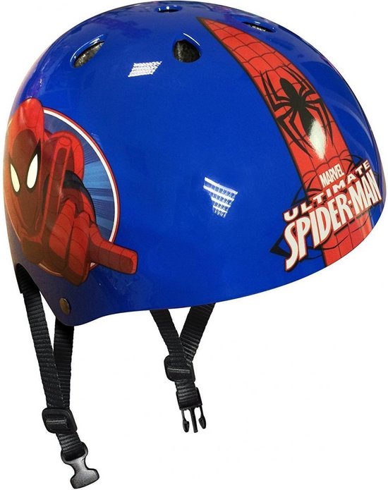 Marvel Spider-man Skatehelm Blauw/rood Maat 54/60 Cm