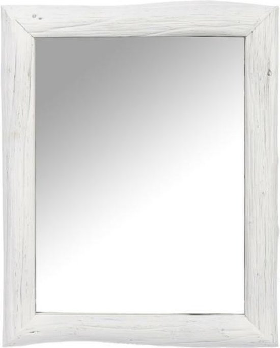 Houten spiegel wit | bol.com
