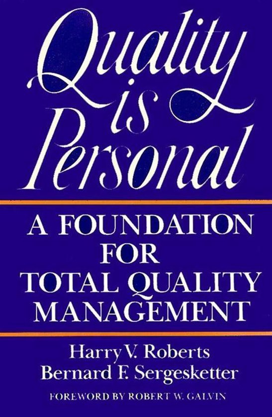 Quality Is Personal - cover