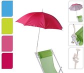 Parasol - stokparasol - 120x120 cm - donkerroze