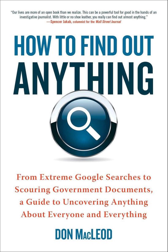 How to Find Out Anything - cover