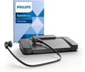 Philips SpeechExec Transcriptieset, LFH7177, voetschakelaar USB, Stereo Headset, SpeechExec Transcribe basic